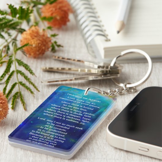 Porte-clés Saint François d'Assise (Devant droit)