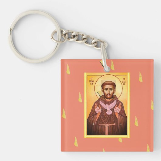 Porte-clés Saint François d'Assise (Devant)
