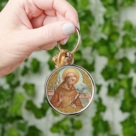 Porte-clés Saint François d'Assise (BK 002) (Main)