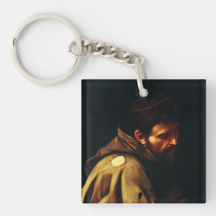 Porte-clés Saint François par Le Caravage Chef-d'œuvre baroqu