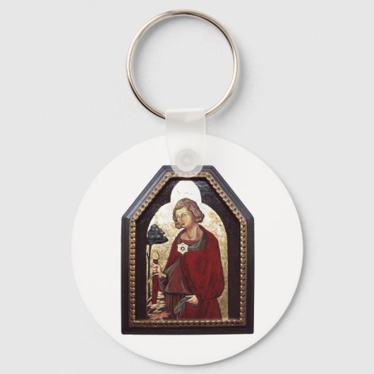 PORTE-CLÉS SAINT GALGANO / LÉGENDE DE L'ÉPÉE DANS LE ROCHER (Recto)