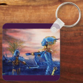 PORTE-CLÉS SAINT GEORGE ET ALIEN DRAGON (Verso)