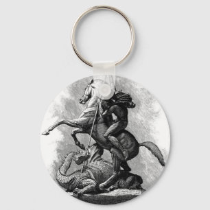 Porte-clés Saint-George et le Dragon