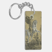 Porte-clés Saint George Patron d'Angleterre (Devant gauche)