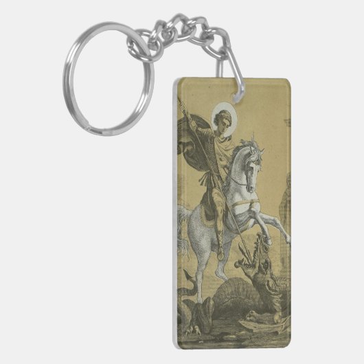 Porte-clés Saint George Patron d'Angleterre (Devant gauche)