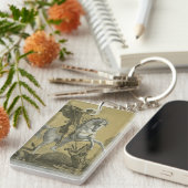 Porte-clés Saint George Patron d'Angleterre (Devant droit)