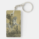 Porte-clés Saint George Patron d'Angleterre (Dos)