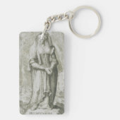 Porte-clés Saint Hildegard de Bingen (Dos)