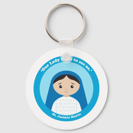 Porte-clés Saint Jacinta Marto (Recto)