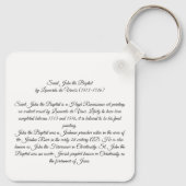 Porte-clés Saint Jean Baptiste par Léonard de Vinci (Dos)