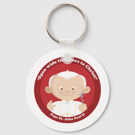 Porte-clés Saint Jean-Paul II (Recto)