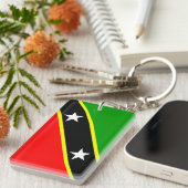 Porte-clés Saint-Kitts-et-Nevis (Devant droit)