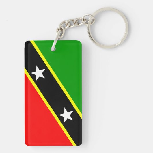 Porte-clés Saint-Kitts-et-Nevis (Dos)