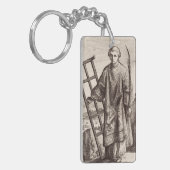 Porte-clés Saint Laurent archive des saints patrons (Devant gauche)