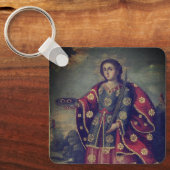 Porte-clés Saint Lucy dans le style de l'école Cusco (Recto)