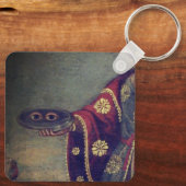 Porte-clés Saint Lucy dans le style de l'école Cusco (Verso)