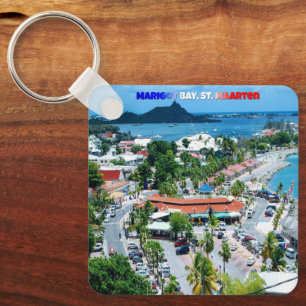 Porte-clés Saint-Martin - Porte - clé de la baie Marigot