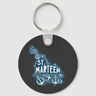 Porte-Clés Saint-Martin SXM Marin Keychain