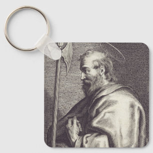 Porte-clés Saint Matthieu l'Évangéliste - Reproduction d'Art 