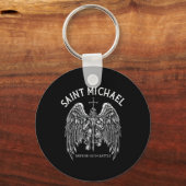 Porte-clés Saint Michael Nous Défend En Bataille (Recto)