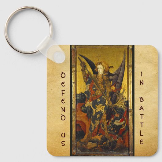 Porte-clés Saint Michael Vanquishing le diable (Recto)