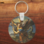 Porte-clés Saint Michael Vanquishing Satan par Raphael (Recto)