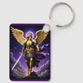 Porte-clés Saint Michel de l'Archange catholique romain (Verso)