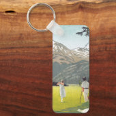 Porte-clés Saint Moritz par Emil Cardinaux (Recto)