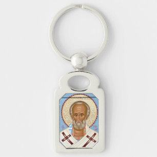 Porte-clés Saint Nicolas de Myre Art Orthodoxe Premium