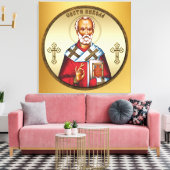 Porte-clés Saint Nicolas impression sur toile serb (Insitu(Salon))