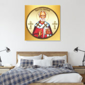 Porte-clés Saint Nicolas impression sur toile serb (Insitu(Chambre))