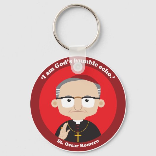 Porte-clés Saint Oscar Romero (Recto)