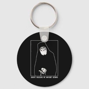 Porte-clés Saint Paisios du mont Athos grec orthodoxe Christ