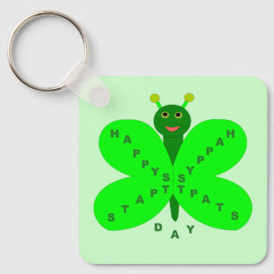 Porte-clés Saint Patrick's Day Butterfly Custom