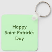 Porte-clés Saint Patrick's Day Butterfly Custom (Dos)