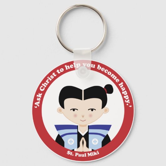 Porte-clés Saint Paul Miki (Recto)