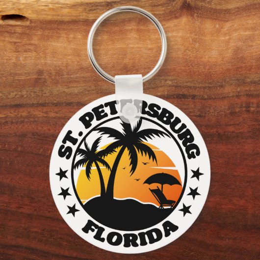 Porte-clés Saint-Pétersbourg, Floride (Verso)