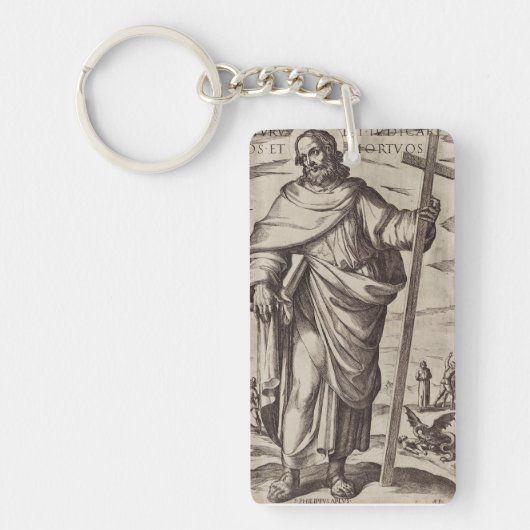 Porte-clés Saint Philippe l'un des douze apôtres (Devant)