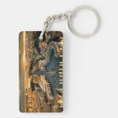 Porte-clés Saint Pierre du Vatican Carré (Dos)