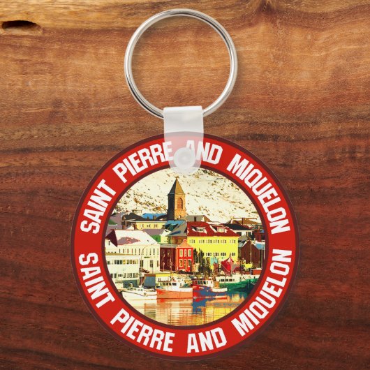 Porte-clés Saint Pierre et Miquelon (Verso)