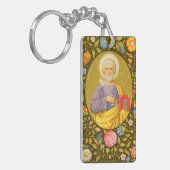 Porte-clés Saint Pierre l'Apôtre (PM 07) Personnalisable (Devant gauche)