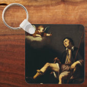 Porte-clés Saint Roch et l'Ange par Guy François (Recto)