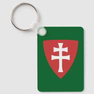 Porte-clés saint stephen croix hongroise symbole hongrie roi