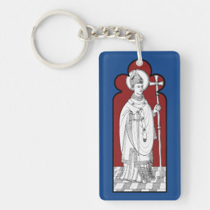Porte-clés Saint Thomas Becket tenant une épée (M 033)