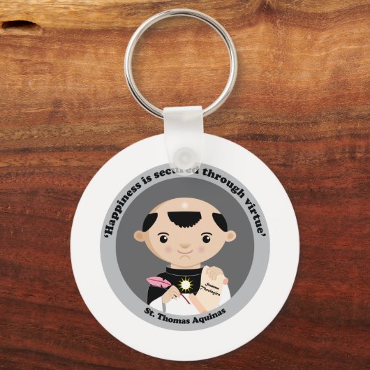 Porte-clés Saint Thomas d'Aquin (Recto)