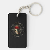 Porte-clés Saint Thomas USVI Pirate Skull (Dos)