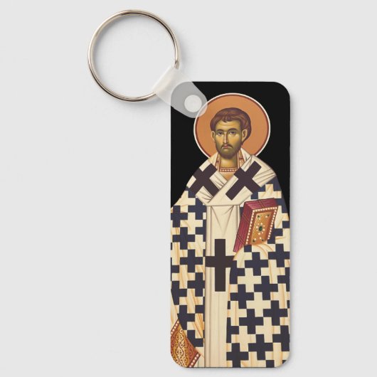 Porte-clés Saint Timothée, premier évêque chrétien d'Ephes (Recto)