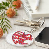 Porte-clés Saint Valentin (Devant droit)