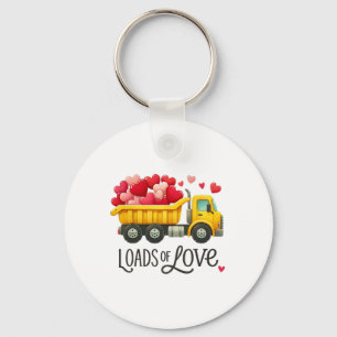 Porte-clés Saint-Valentin Camion de Camion Charges d'Amour To