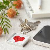 Porte-clés Saint Valentin Coeur (Côté)